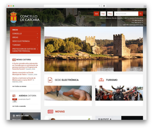 TownPress WordPress theme design - catoira.gal