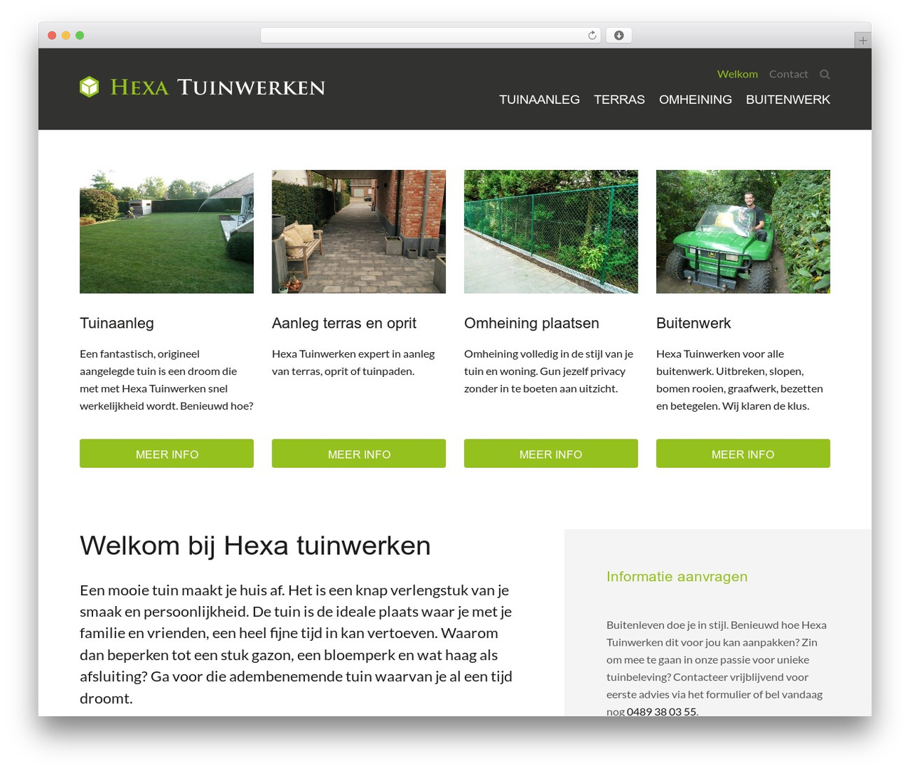 WordPress theme Eagle - hexatuinwerken.be WordPress theme Eagle - hexatuinwerken.be