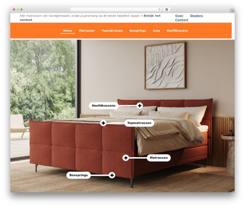 WordPress theme fluidify - ultimabedden.nl