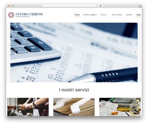 WordPress theme Angle - carboniassociati.it