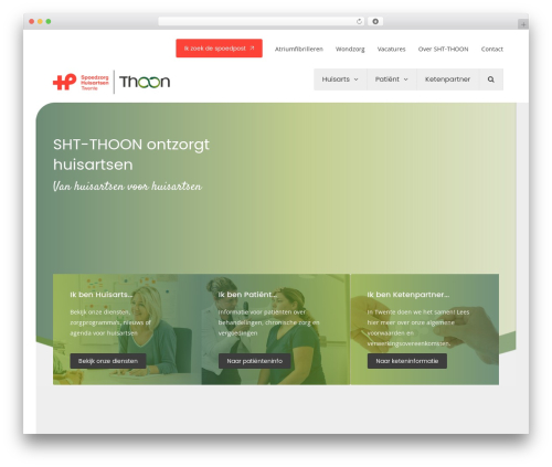 WordPress theme Fuze framework - sht-thoon.nl