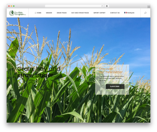 WordPress theme spring - bonfoinbongrain.com
