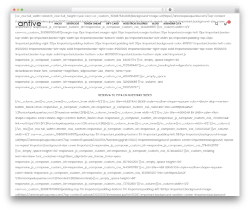 WordPress website theme Antive - antoniopeluquerias.com WordPress website theme Antive - antoniopeluquerias.com