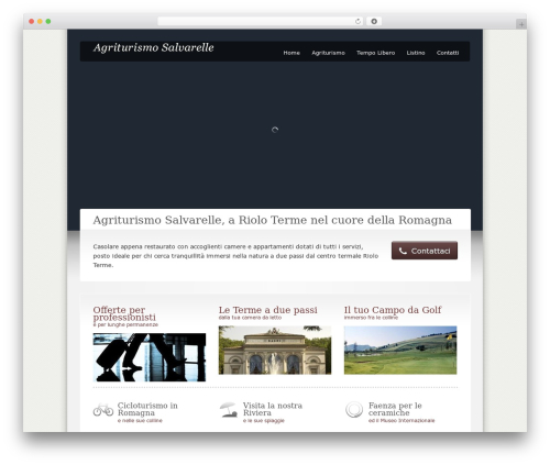 Amplus WordPress theme design - agriturismosalvarelle.it