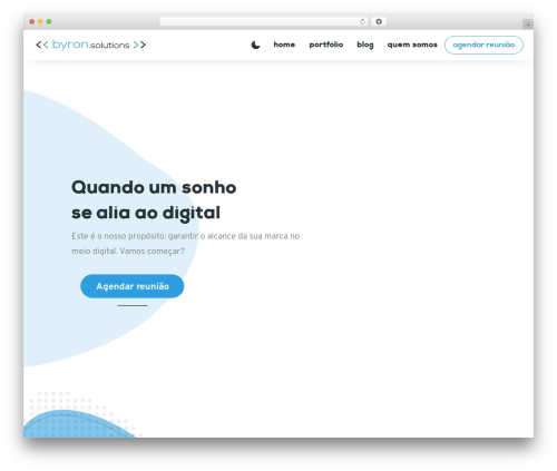 byron.solutions theme WordPress - byronsolutions.com