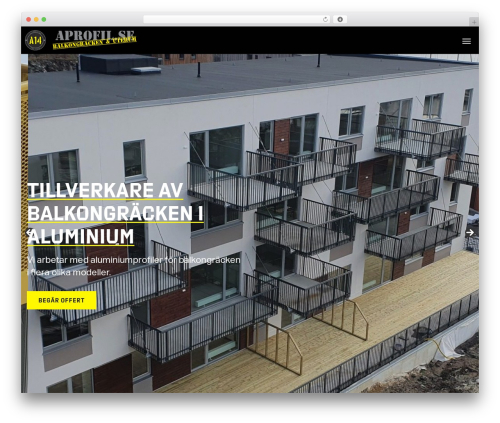 CMS cmsvrx system WordPress theme - aprofil.se