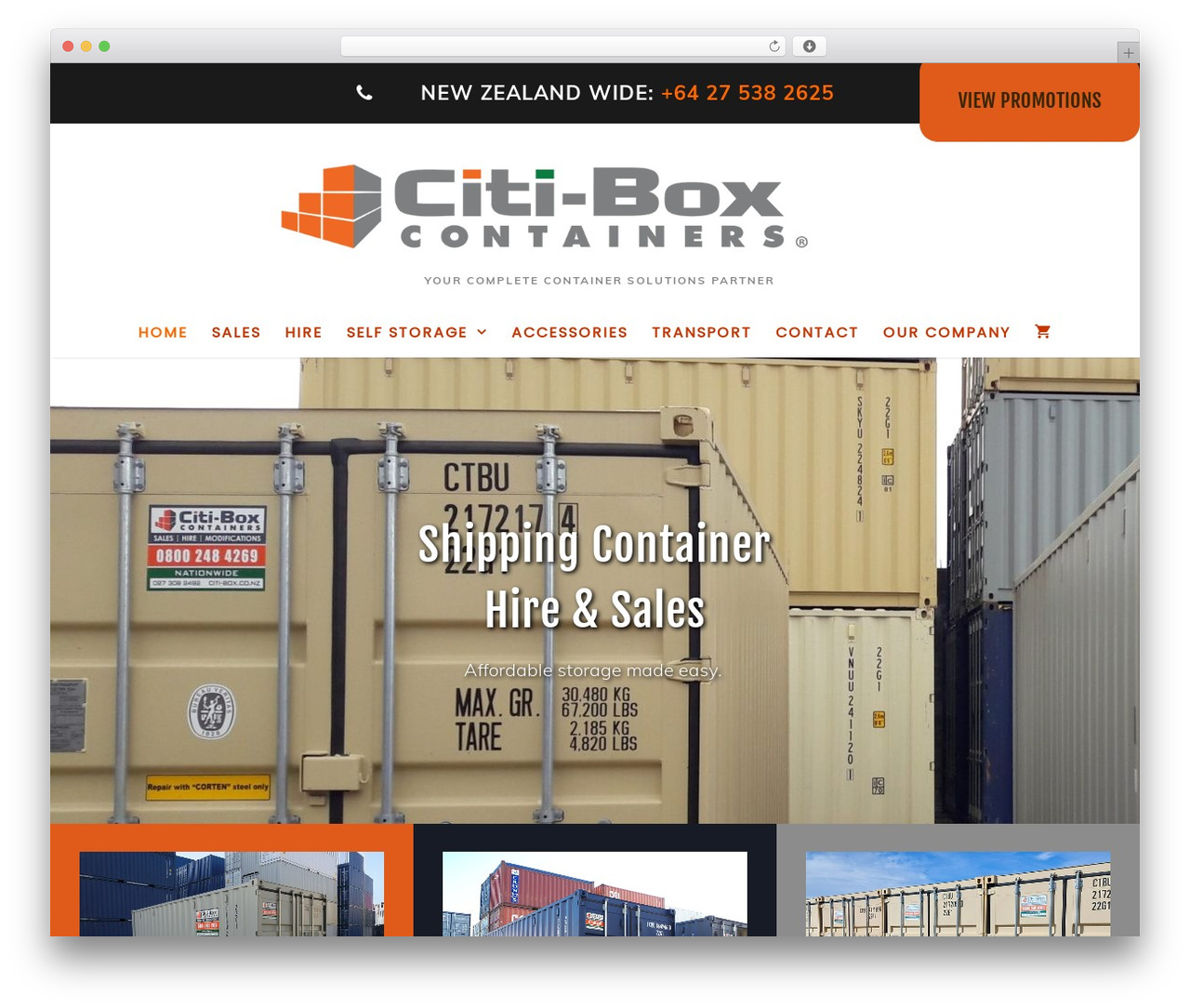 GeneratePress WordPress store theme - citi-box.co.nz