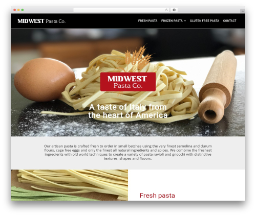 Create WordPress theme design - midwestpastaco.com