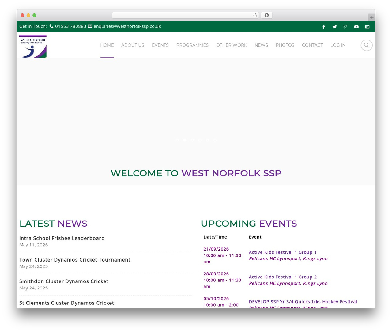 Focuson WordPress theme - westnorfolkssp.co.uk