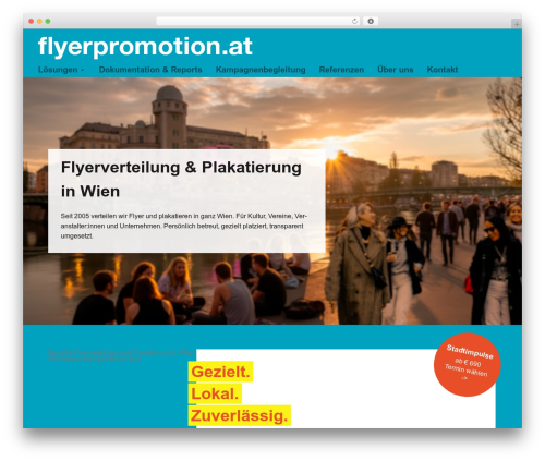 Incentive WordPress theme - flyerpromotion.at