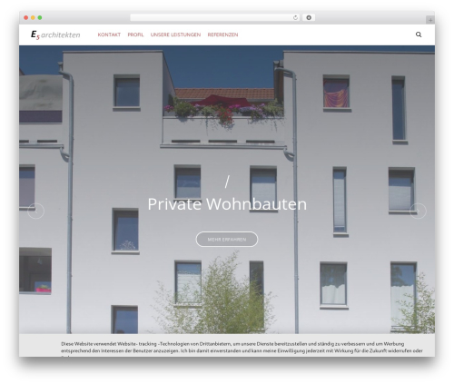 Luxe theme WordPress - e5architekten.de