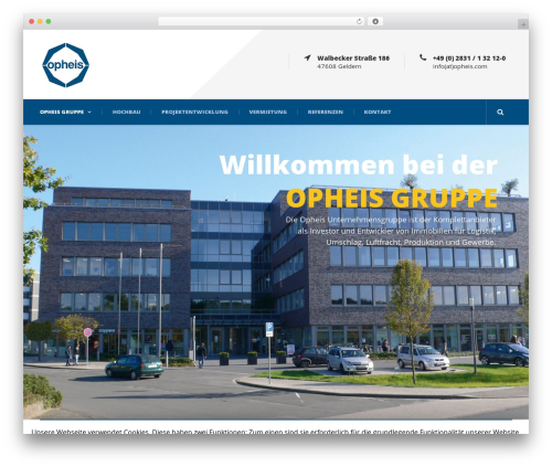 Mega Project theme WordPress - opheis.com