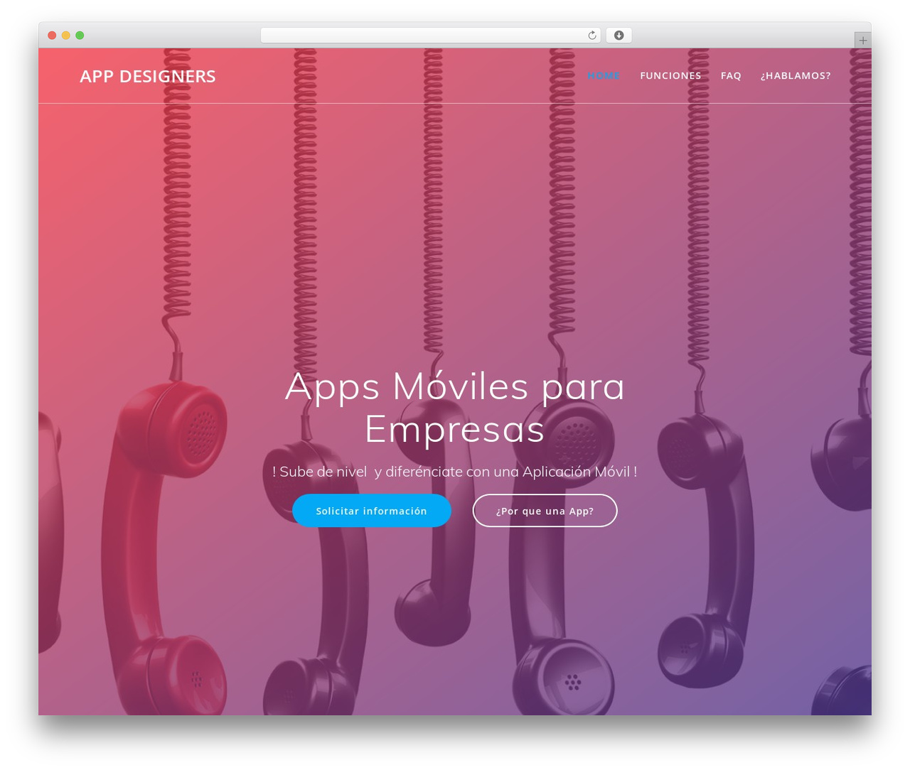 Mesmerize PRO WordPress theme - appdesigners.es