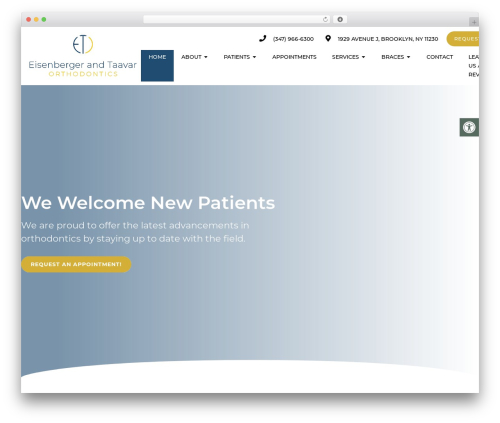 Parent Theme WordPress theme - etortho.com