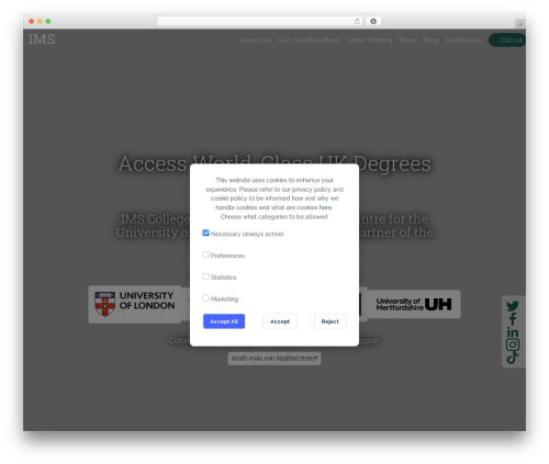 Polytechnic WordPress theme - imstudies.gr
