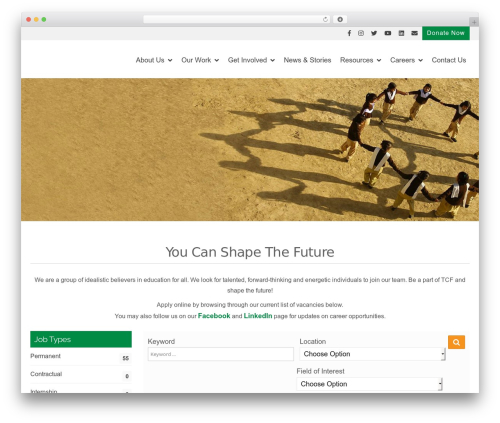 Wpjobboard WordPress plugin - careers.tcf.org.pk