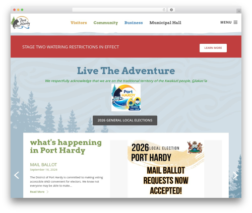 WordPress theme Array Blank - porthardy.ca