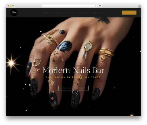 Mac menu WordPress plugin - modernnailsbar.com
