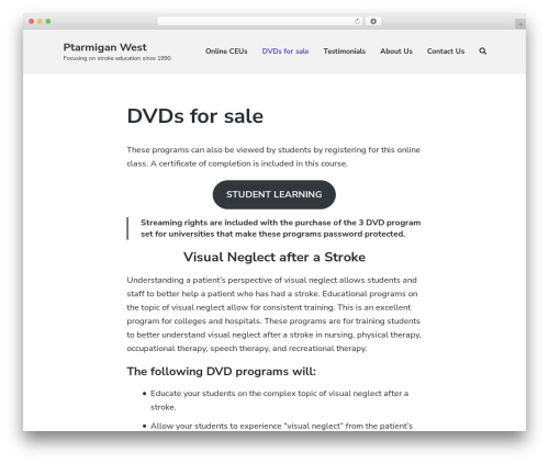 Atomic Blocks WordPress theme - ptarmiganwest.com