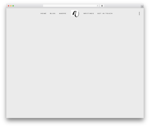 audrey theme WordPress - amorelicious.com