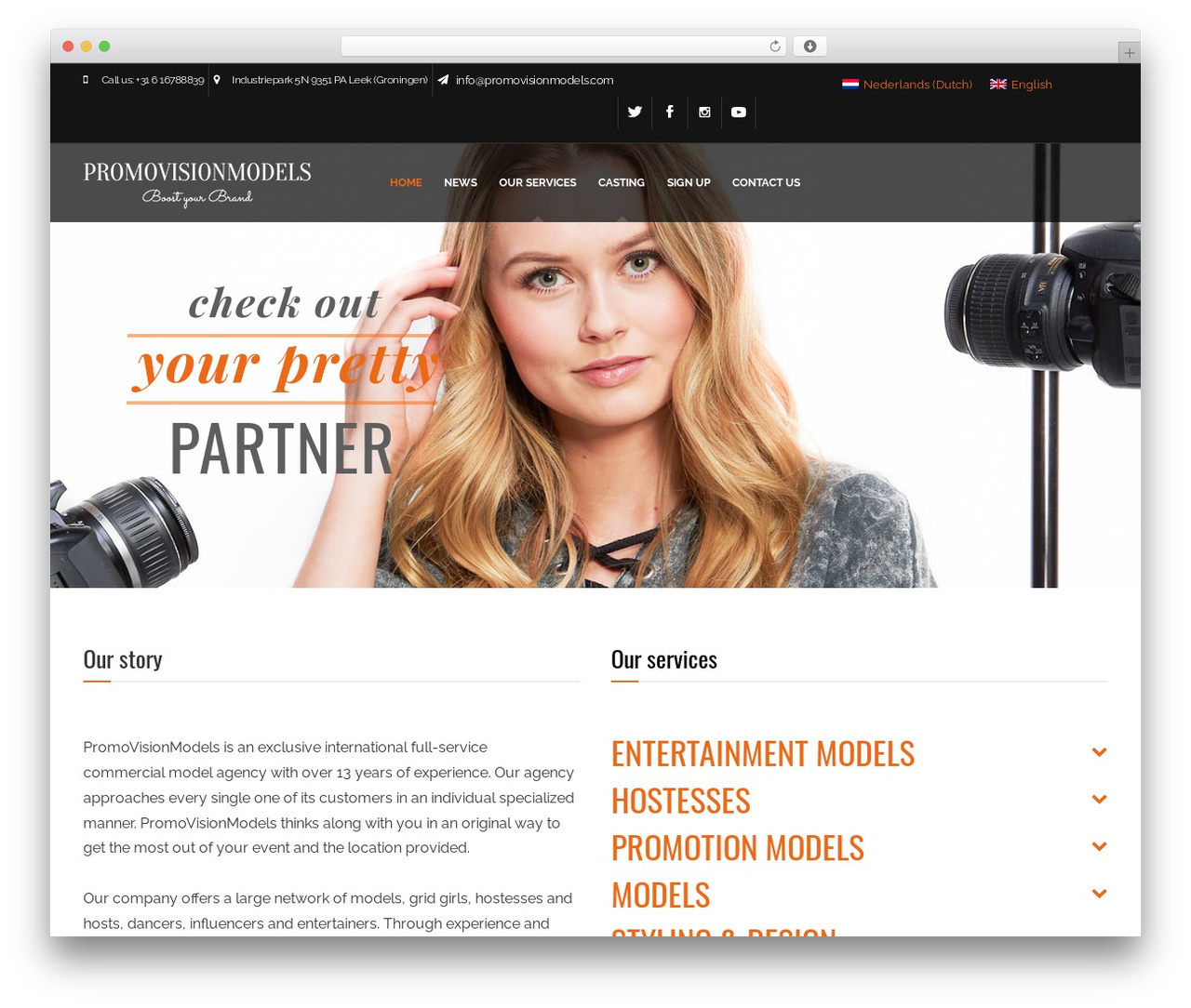 Barber - Wordpress Theme WordPress theme - promovisionmodels.com