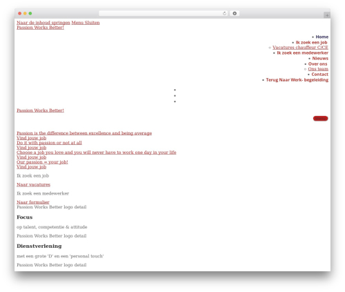 Simple job board email attachment WordPress plugin - passionworksbetter.be