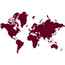 Basic Interactive World Map free WordPress plugin by WP Map Plugins