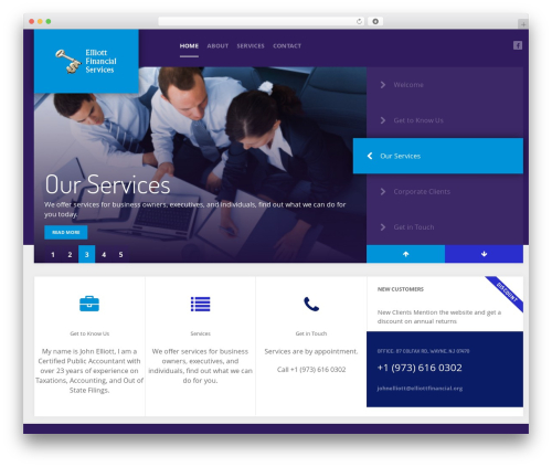 Photon WordPress website theme - elliottfinancial.org