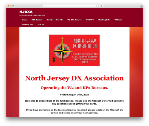 Theme WordPress Responsive Pro - njdxa.org