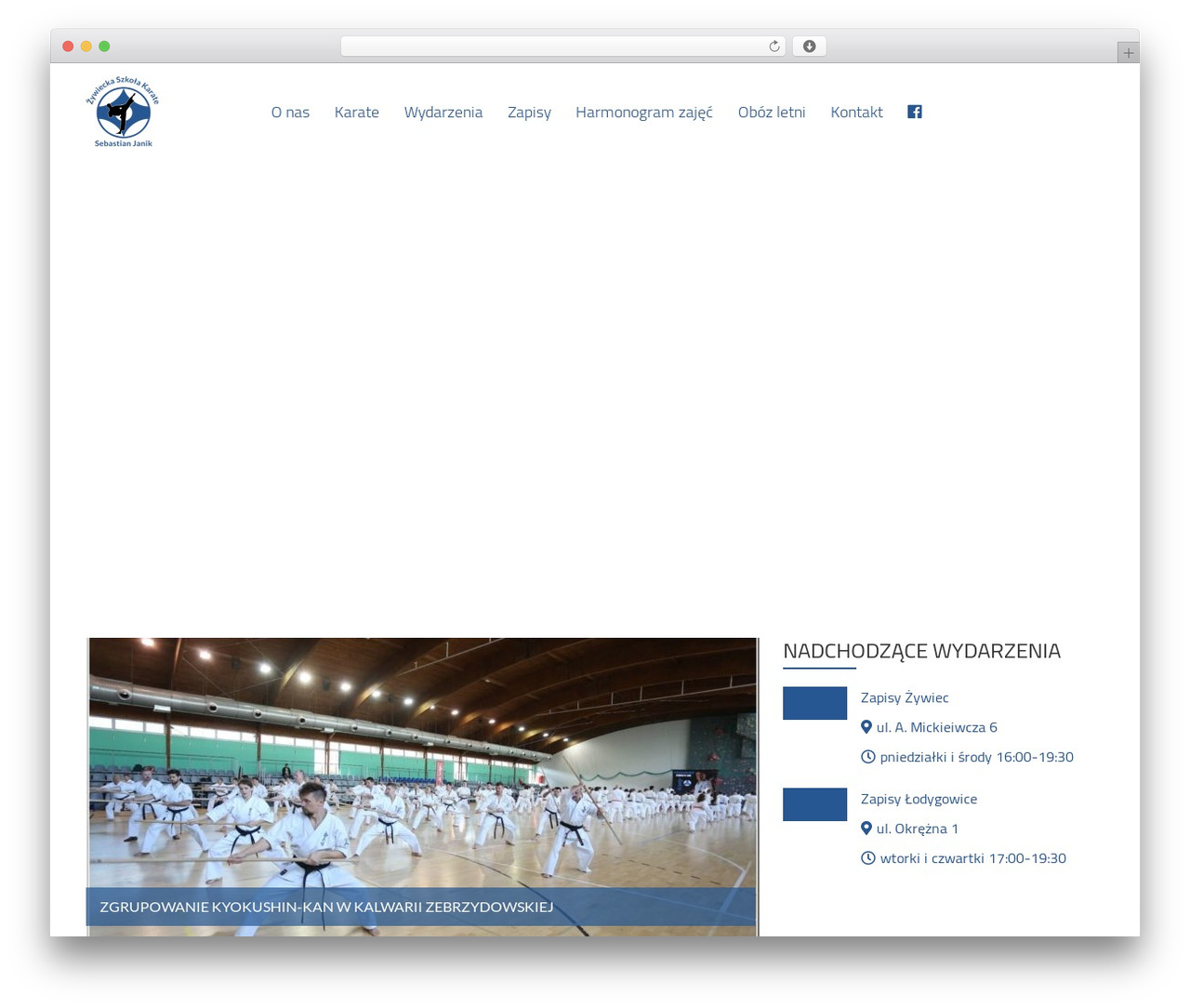 WordPress theme Wordpress Theme B4 - karate-zywiec.com