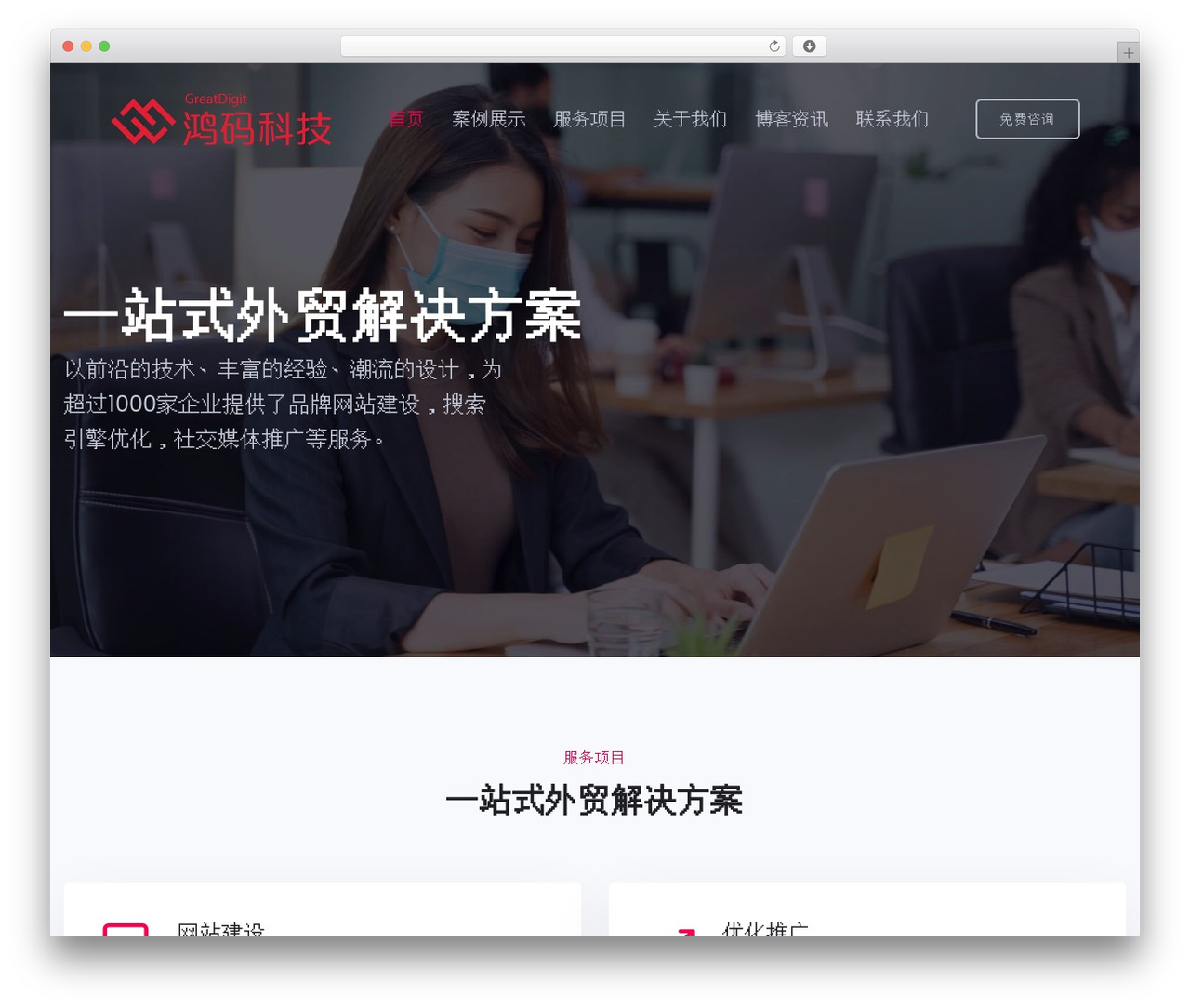 WP theme Trydo - greatdigit.cn