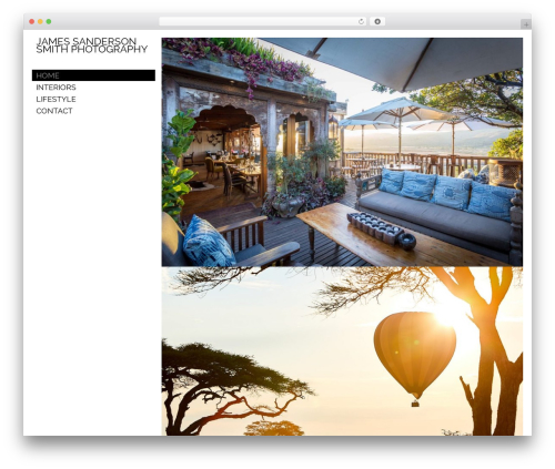 Best WordPress theme Eames - jamesphotosmith.com