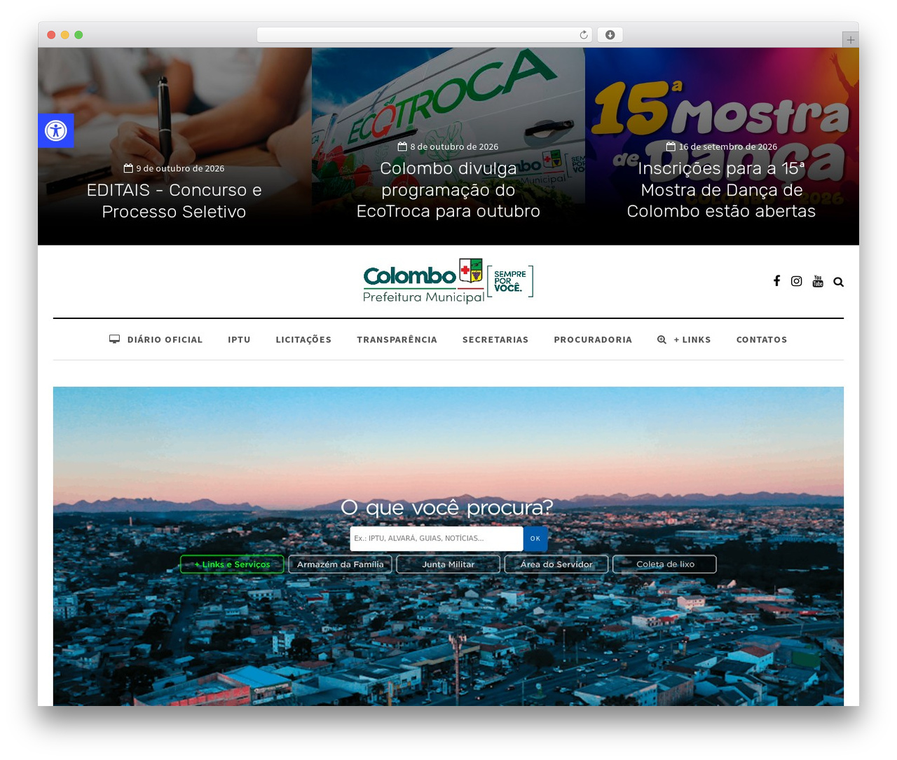 Cairo WordPress theme - portal.colombo.pr.gov.br