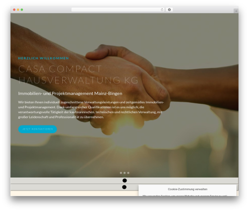 Constructor WordPress theme design - casa-compact.de