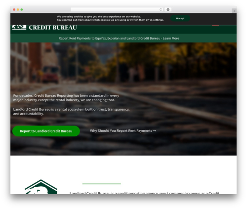 Debutant theme WordPress - landlordcreditbureau.com