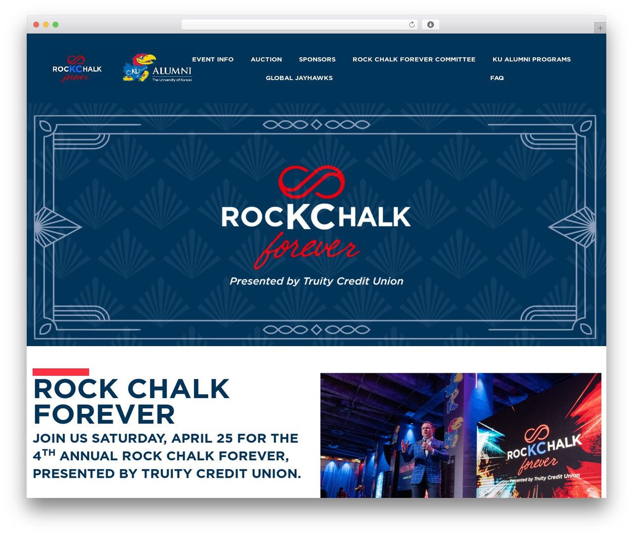 Hello Elementor WordPress theme - rockchalkforever.org