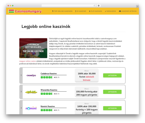 Theme WordPress Boombox - casinoshungary.com