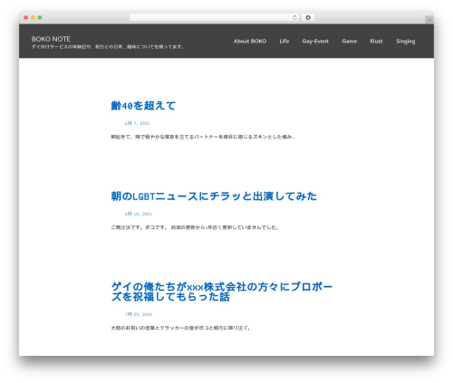 Theme WordPress Responsive - bokoboko.net