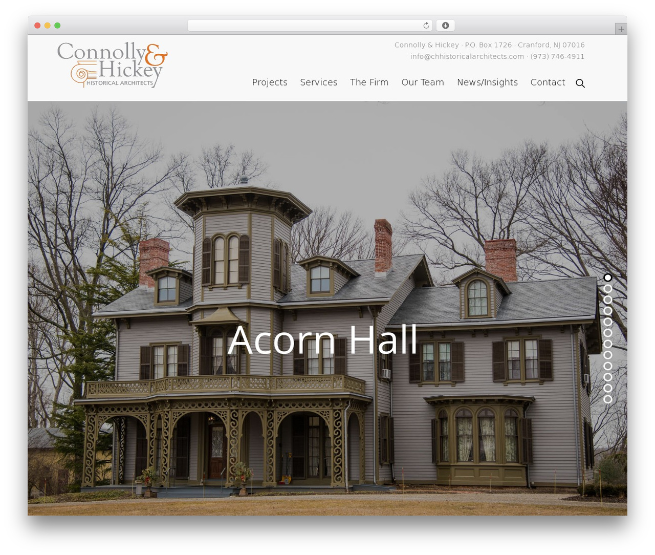 Theme WordPress Architect - chhistoricalarchitects.com