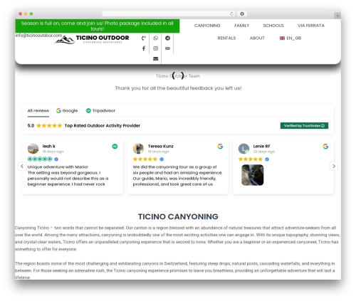 Thinkrank WordPress plugin - ticinooutdoor.com