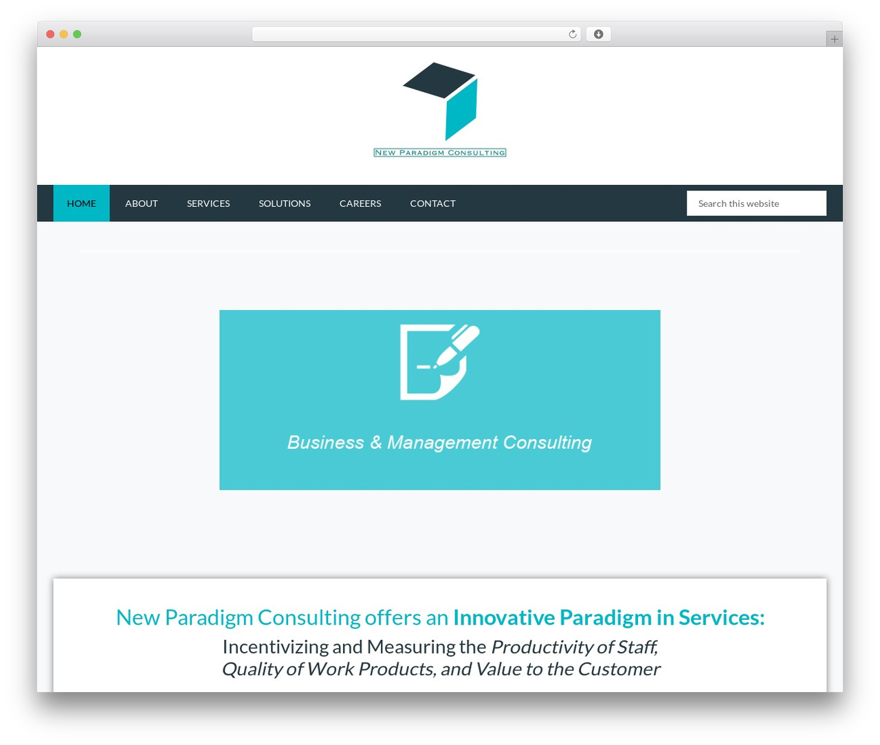 Theme WordPress Tech 3 - newparadigm.consulting