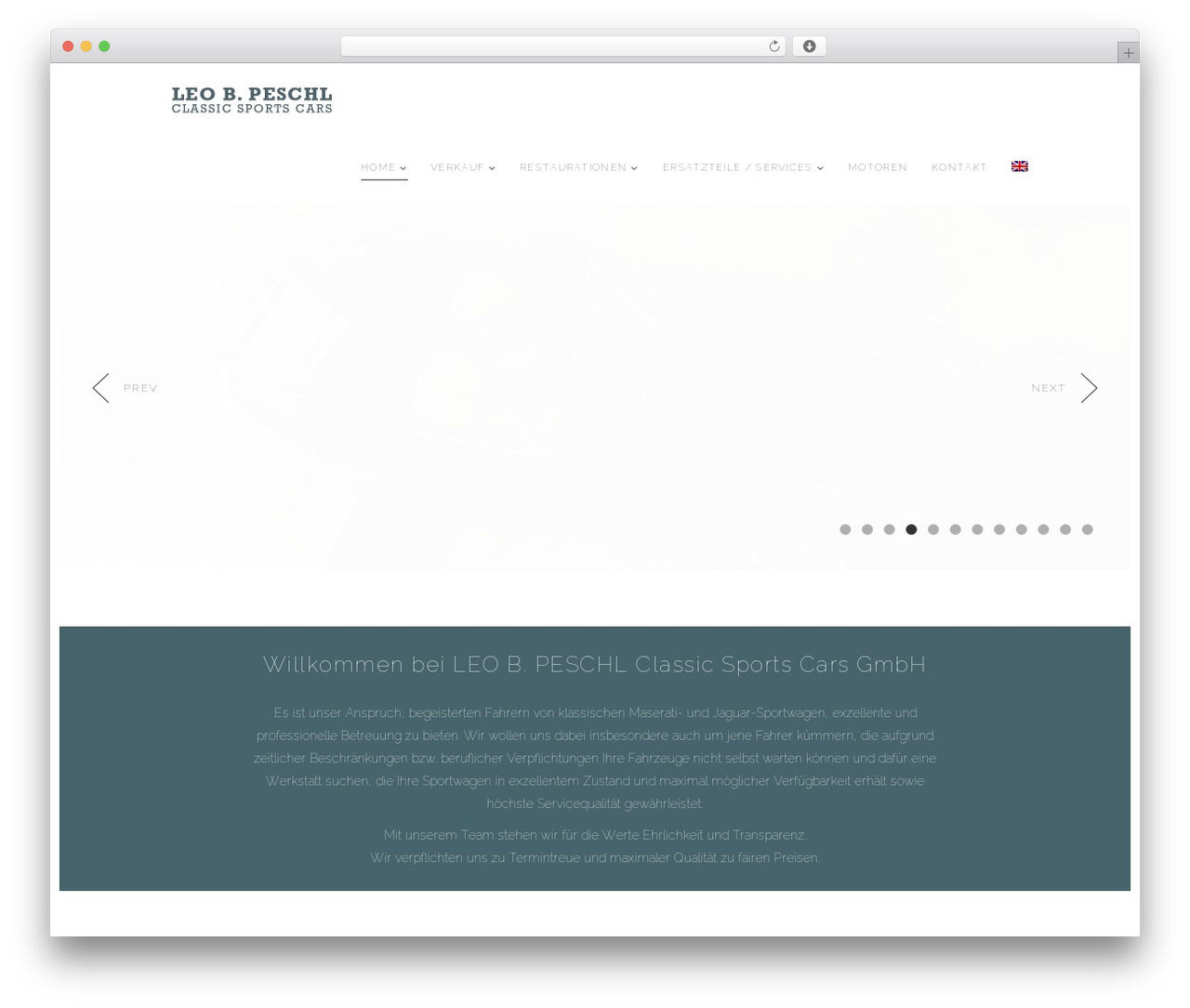 Walker WordPress theme - leo-peschl.de