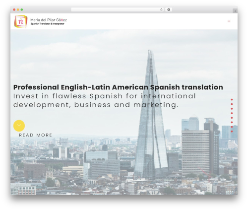 Wezen WordPress theme - pilarganez.com
