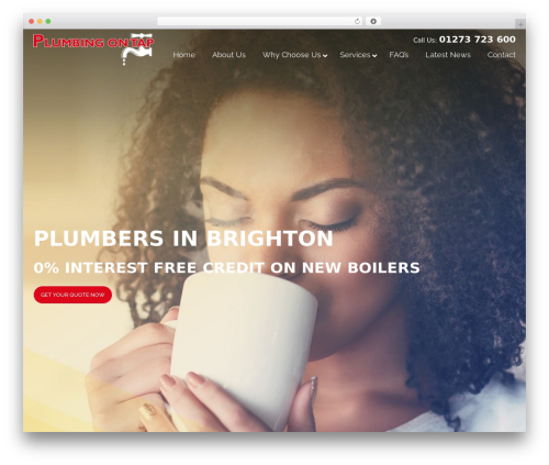 WordPress theme Dylan WP - plumbingontap.co.uk