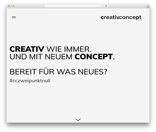 WordPress theme creativconcept - creativconcept.de