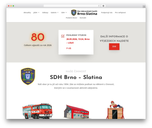 WordPress theme Divi - jsdhslatina.cz