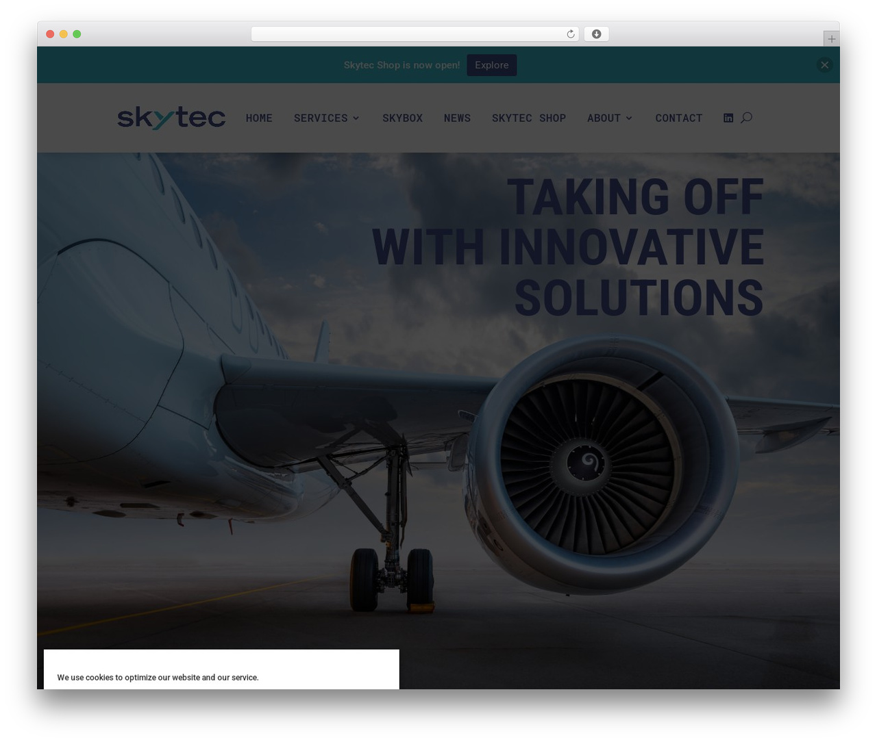 WordPress theme skytec - www.skytec-aero.com
