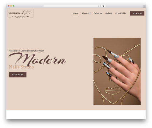Mac menu WordPress plugin - modernnailslagunabeach.com