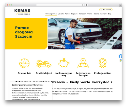 WordPress theme KEMAS - laweta-kemas.pl