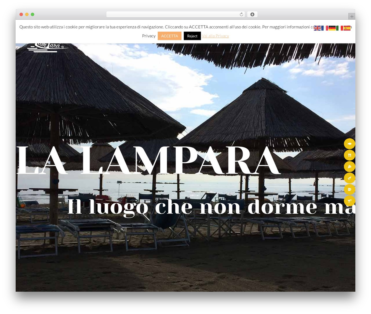 WP theme Lambda - lalamparapescara.it